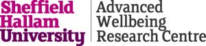 Logo for Sheffield Hallam University Advanced Wellbeing Research Centre