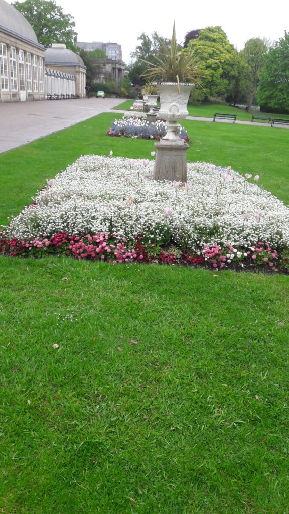Flower beds in Botancal Gardens