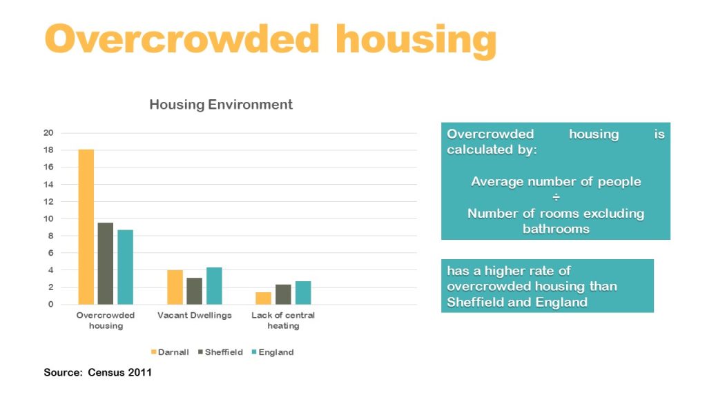 overcrowded housing infographic
