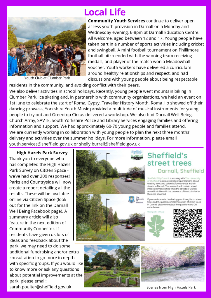 page 2 of Community Connector newsletter summer 2022