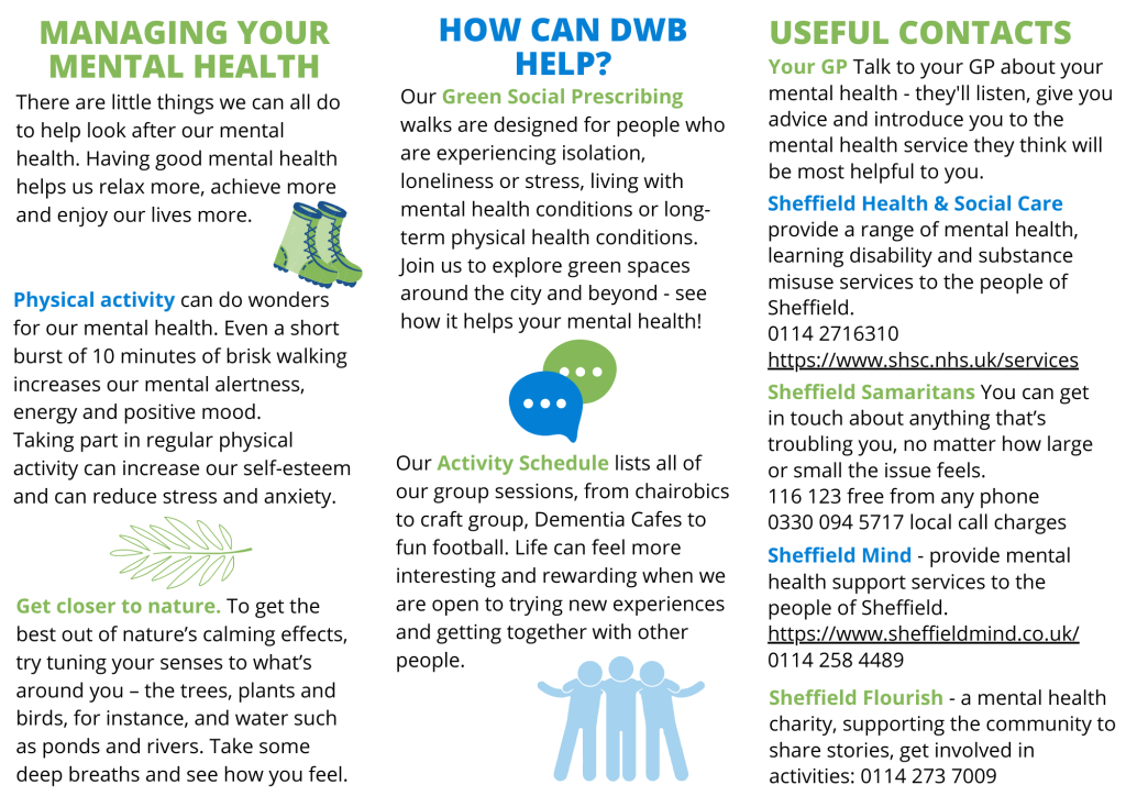 mental health and DWB flyer - page 2
