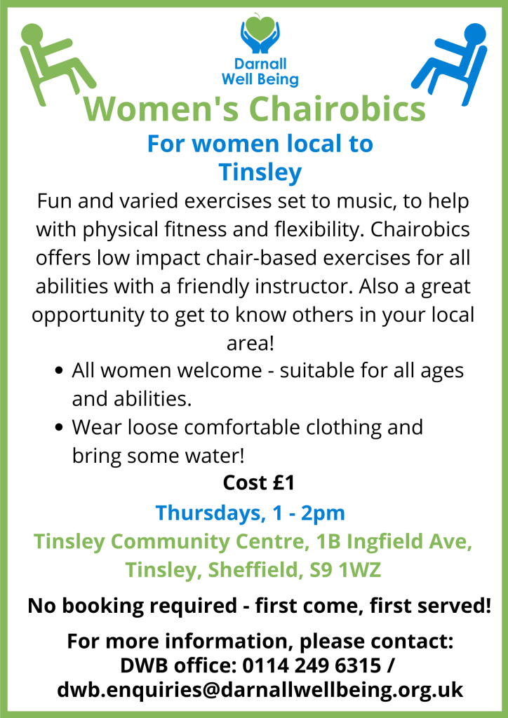 Tinsley chairobics poster