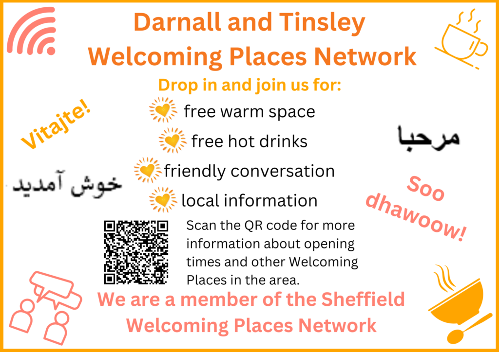 Darnall and Tinsley Welcoming Places network poster
