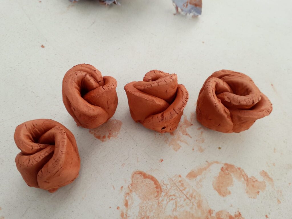 clay roses