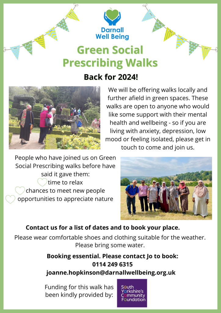 Green Social Prescribing flyer