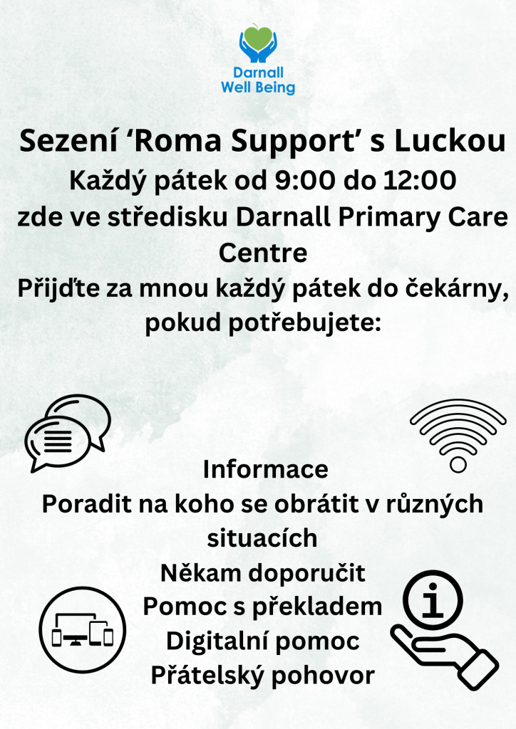 Roma support poster - Czech