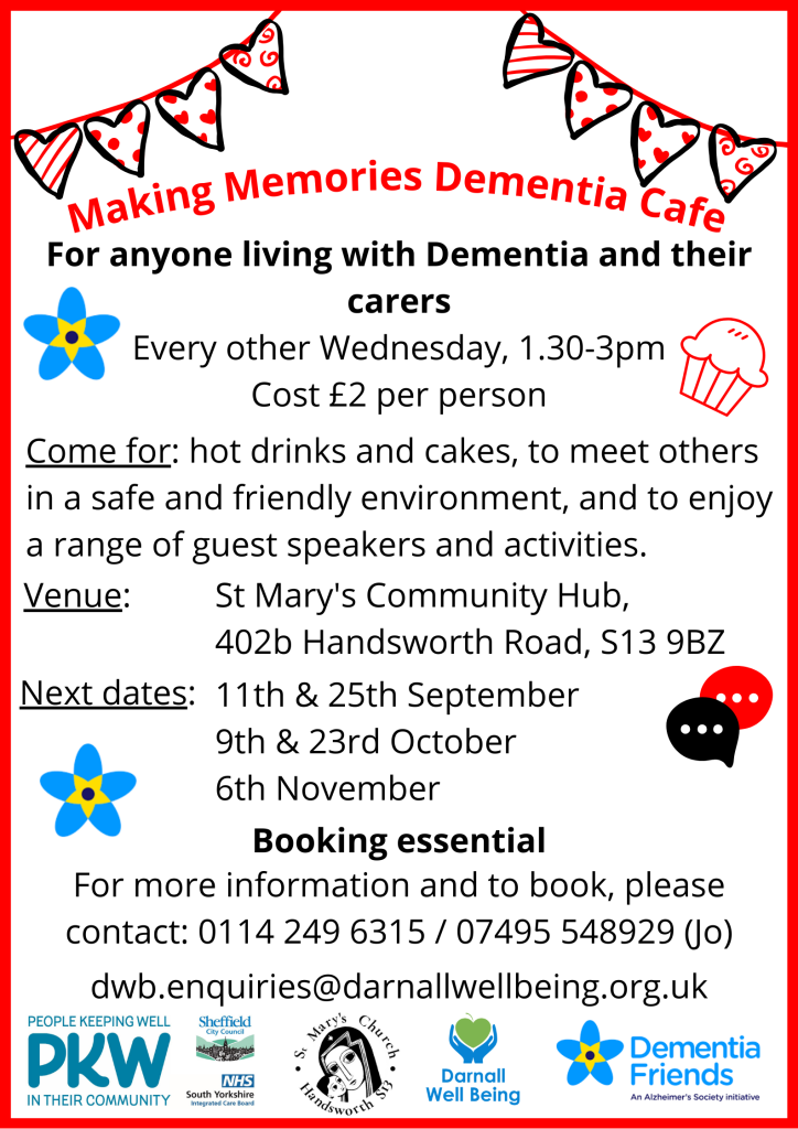 Making Memories cafe poster