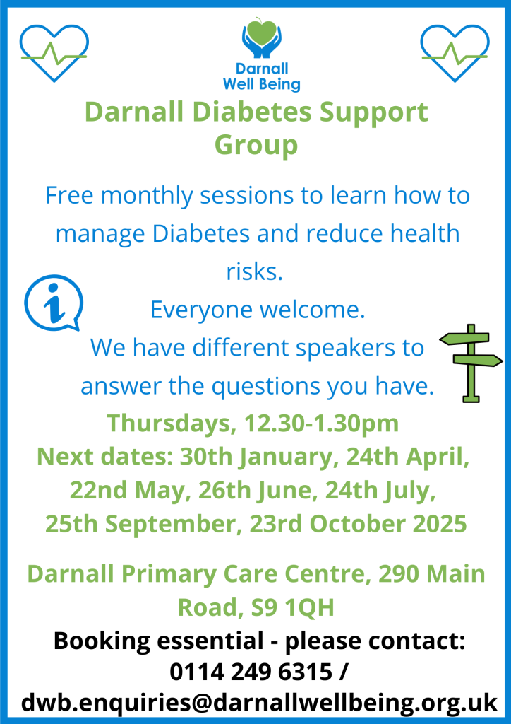 Darnall diabetes group poster