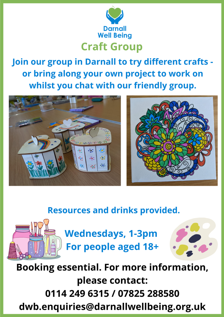 Craft group flyer