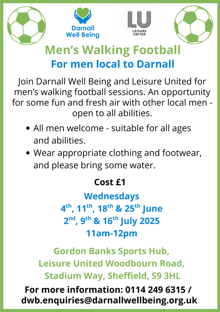 Walking Football flyer