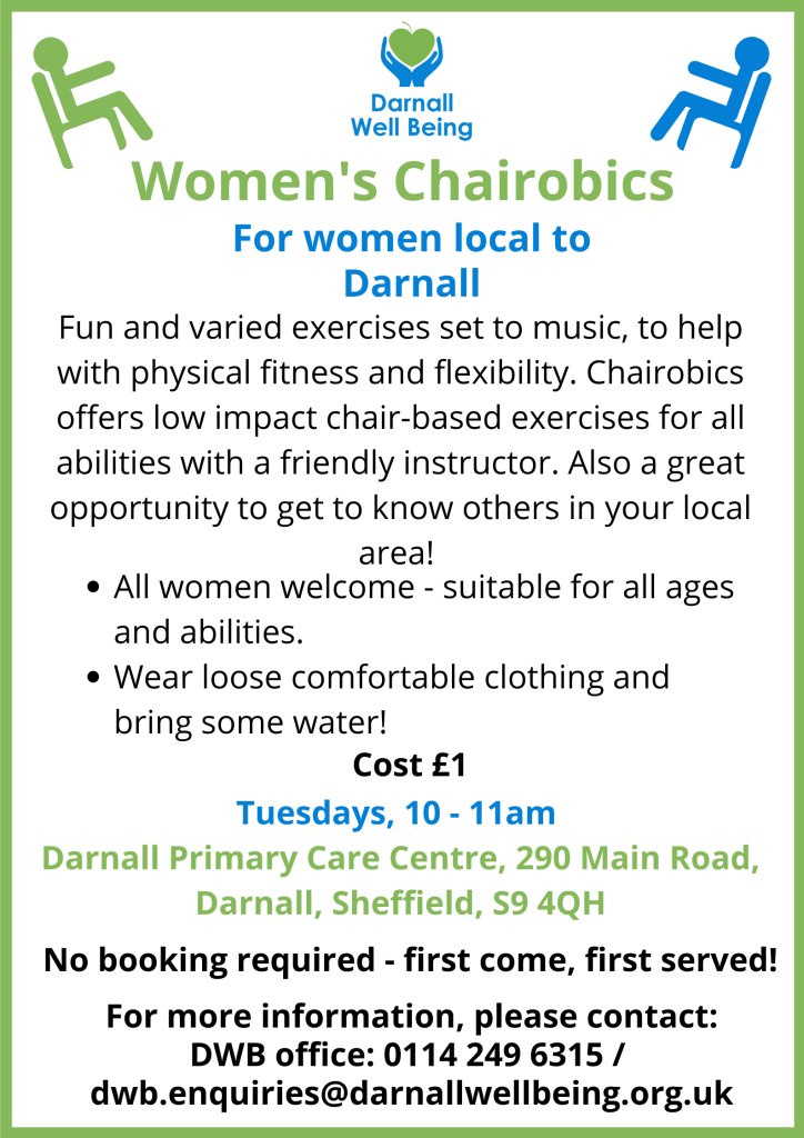 Darnall chairobics poster