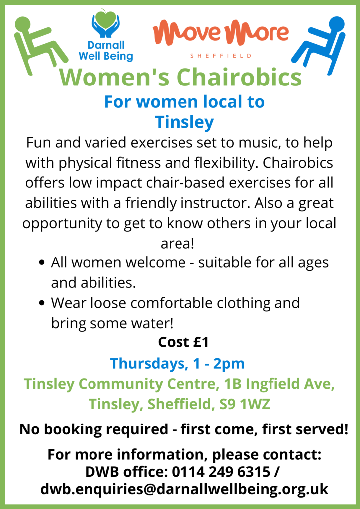 Tinsley chairobics poster