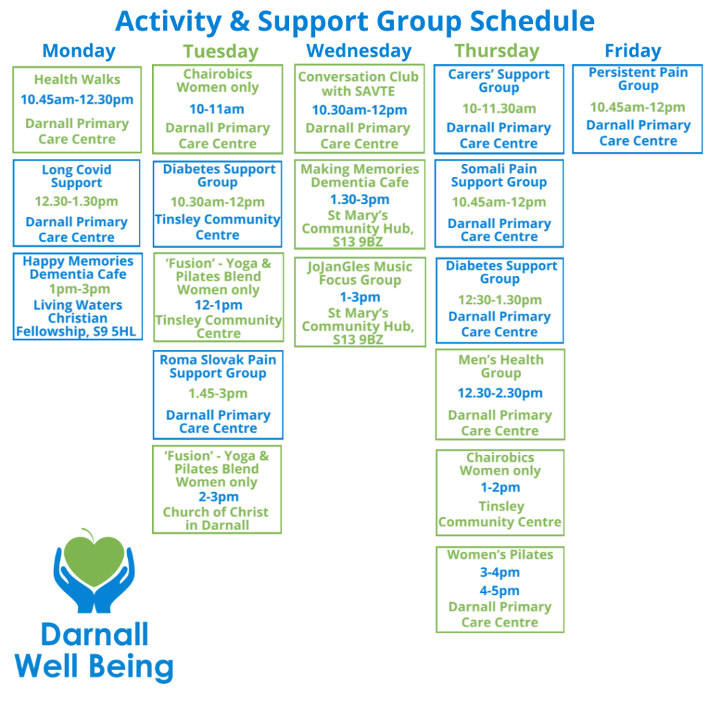 activity schedule