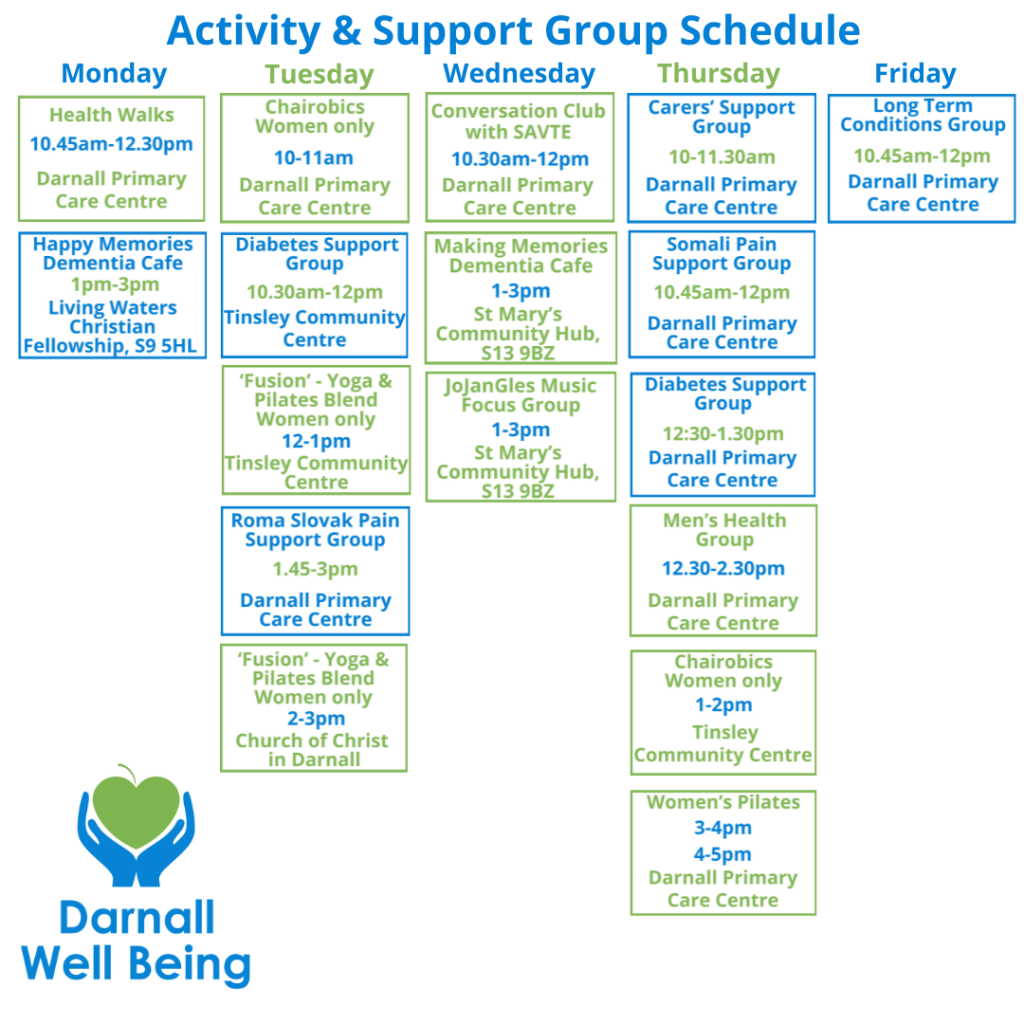 activity schedule