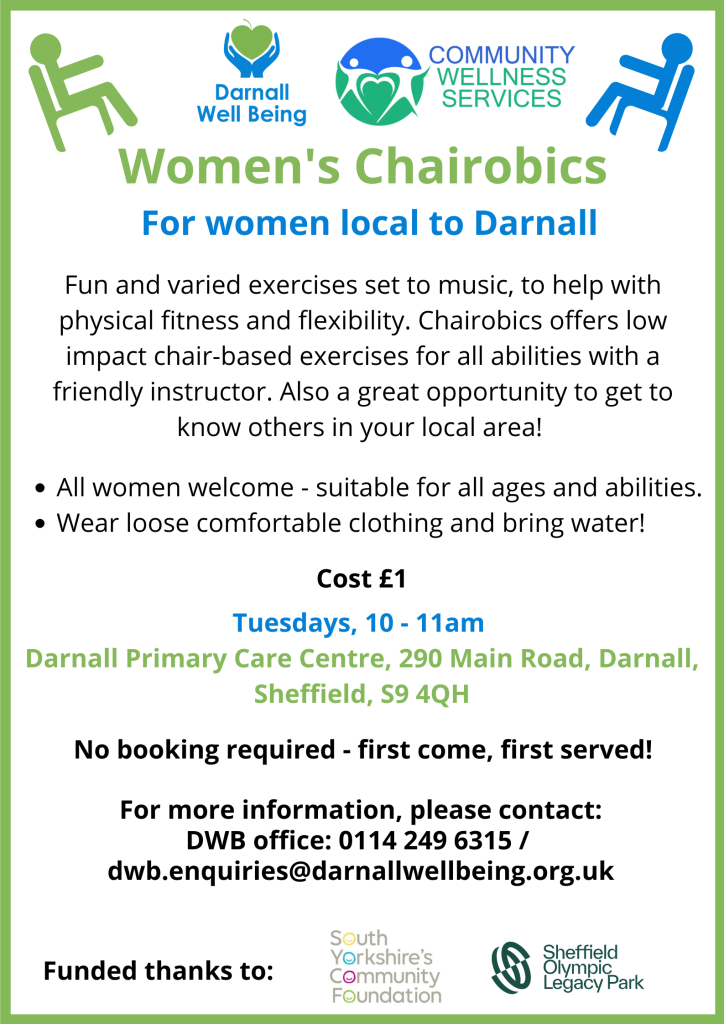 Darnall chairobics poster